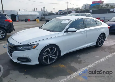 2020 Honda Accord Sport from USA, damaged, VIN 1HGCV1F34LA044427